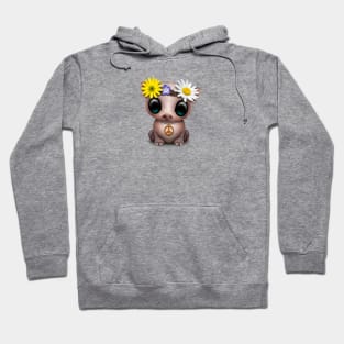 Cute Baby Pig Hippie Hoodie